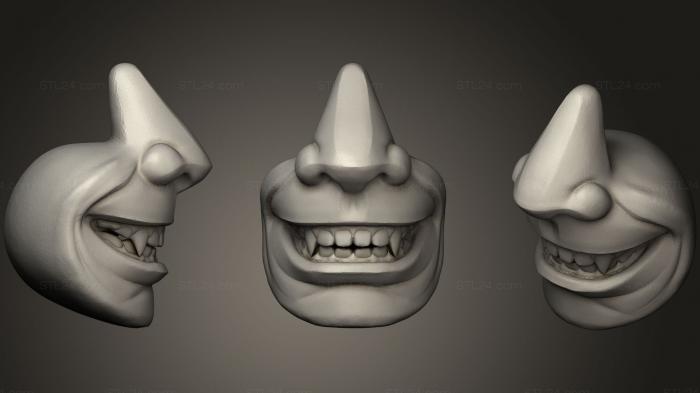 Mask (pt january 13, MS_0264) 3D models for cnc